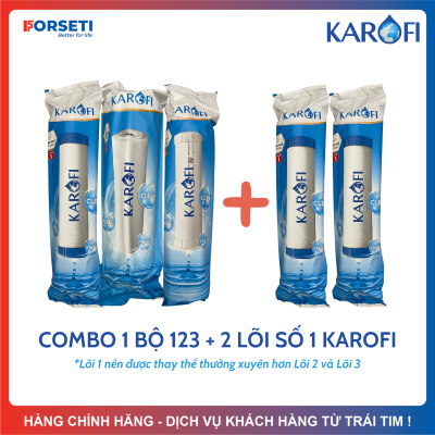 Combo 3 Đến 5 Lõi Lọc Thô Số 123 - Lõi 1 Nên Được Thay Thế Thường Xuyên Hơn Lõi 2 Và Lõi 3