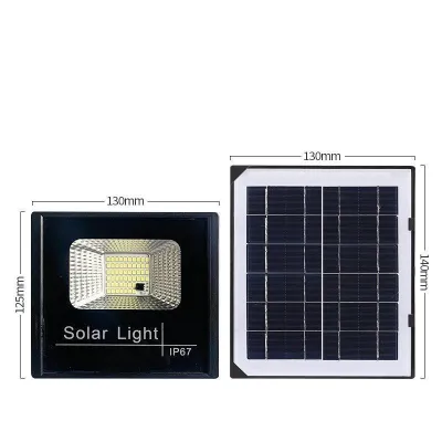 Original Solar Light Outdoor Waterproof IP67 LED Floodlight Street Lamp with Panel & Remote Control