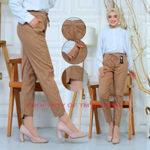 CELANA PANJANG WANITA DEWASA TERBARU KATUN STREACH/BAGGY VIRAL/ALL SIZE FIT TO XL/COTOON STREACH/KARET PINGGANG TALI SERUT