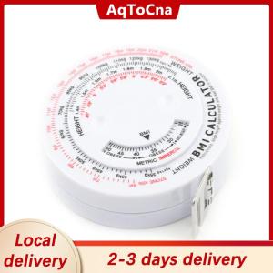 [COD] AqToCna Ship within 24 hours BMI Body Mass Index Retractable Tape 150cm Measure Calculator Diet Weight Loss Tape Measures Tools