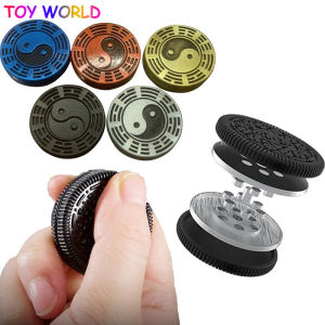 Fidget Spinner Toys EDC Fidget Coin Spinner Decompression Simulation Toy Magnetic Autism Sensory Toys Pop Gyroscope Fidgeting Fidget Toys for Children
