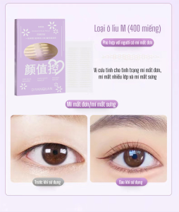 Skinfriendly Longlasting Double Eyelid Stickers Natural Simulated Double Eyelid Stickers Invisible and Traceless双眼皮贴