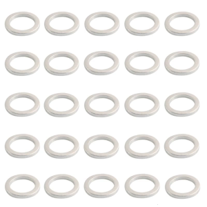 Replacement Oil Drain Plug- Crush Washer Gasket for Civic CRX- CR-V 14MM 9410914000 94109-14000 25Pcs Aluminum