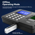 Deli Fingerprint Attendance Machine Fingerprint Recognition 2.4'TFT Screen Biometric E3960. 