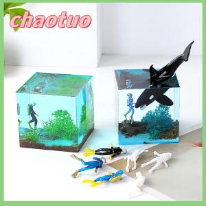 chaotuo Diver 3D Micro cảnh quan Mini nhựa điền nhựa quyến rũ đồ trang sức làm nguồn cung cấp Silicone khuôn điền Phụ kiện cho DIY Nhựa thủ công mỹ nghệ