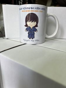 {Ly Sứ Cao Cấp}  In Logo Vovinam Cóc Sứ In Thiết Kế Theo Yêu Cầu Khách Ailaikit.