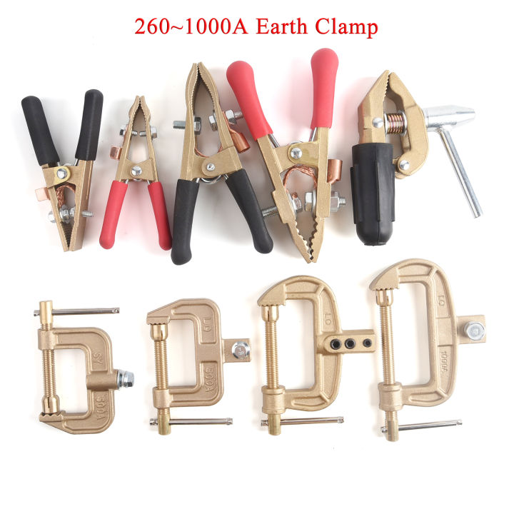 Welding Crocodile Clamp, 260/300/500a Brass A Shape Ground Welding Earth Clamp For Welding Machine (260a - View #4