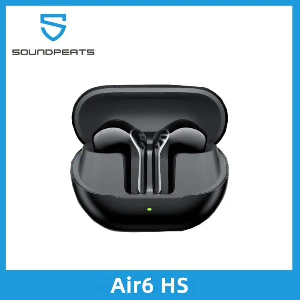 [Bảo hành 12 tháng] Soundpeats Air6 HS tai nghe gắn tai không dây LDAC Hi-Res 13mm Bluetooth 6.0 45H Tuổi thọ pin âm thanh độ trung thực cao vừa vặn phù hợp TWS