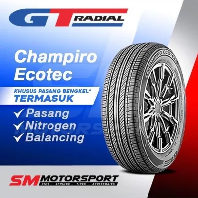 Ban mobil GT Radial Champiro Ecotec 185 70 r14 14 Avanza Xenia Evalia