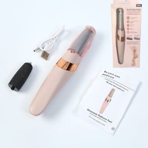 Quivlox Electric Foot File Callus Remover Pedicure Grinder Rechargeable Exfoliating Dry Heel Smoother Home Care