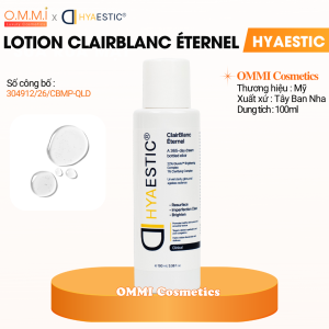HYAESTIC - ClairBlanc Éternel | Lotion đa tác động hỗ trợ mụn cải thiện sắc tố & lão hóa (100ml) | OMMI Cosmetics