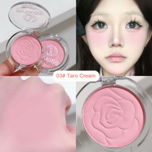 Petal Rose Matte Blush Monochrome Blush Long Lasting Waterproof Fixer Rouge Matte Blush Face Makeup