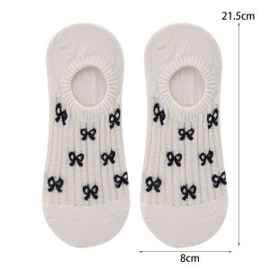 【♡Lovely girls house♡】4Pairs White Socks Japanese Bowknot Socks Lace Jk Socks for Women Girls