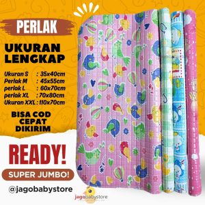 1 Pcs Perlak Bayi Ukuran Lengkap Ready Super Jumbo Alas Ompol Waterproff Karet Berkualitas Anti Bocor