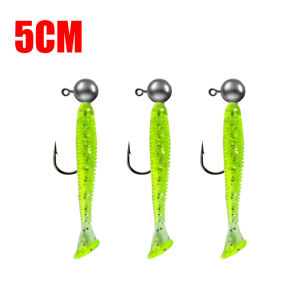 Softlure Paddle Tail Jighead Siap Pakai Umpan Casting Pancing