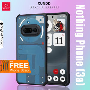 Xundd [Original] Beatle Clear Hybrid Shock Proof Armor Case for Nothing Phone (3a)