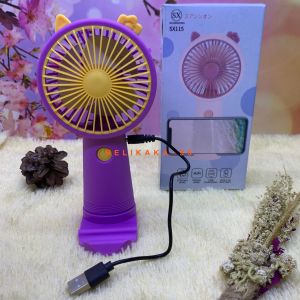 KIPAS ANGIN MINI PORTABLE USB CAS + DUDUKAN HANDPHONE / KIPAS ANGIN MINI GENGGAM PORTABLE / KIPAS MINI / KIPAS ANGIN GENGGAM / KIPAS ANGIN PORTABLE / KIPAS USB