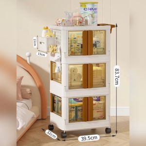 [BABY BOM BOM] Versatile Storage Rack Trolley Organiser Cupboard