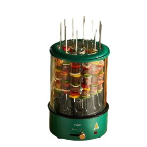 Home Small Smoke Free Indoor Electric Oven Mini Barbecue Indoor Grill Power Smokeless Grill Electric Bbq Grill Rotation