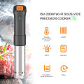 INKBIRD ISV-200W Sous Vide Cooker Culinary Cooking, UK Plug, Wi-Fi Precision Cooker,1000W Stainless Steel  Immersion Circulator Remote Control, Free APP, Timer, Alarm ,Kitchen, supports IOS and Android. 
