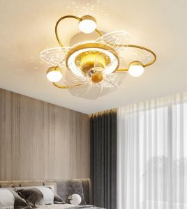 [Bảo Hành] Quạt trần đèn ốp trần ngôi sao mẫu mới hiện đại có điều khiển 3 chế độ sáng trang trí phòng khách phòng ngủ
