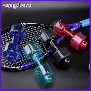 wangzhansi ขวดพลาสติกดัมเบล550ml Water bottle แบบพกพา leculeak Dumbbell