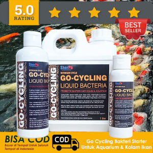 Go Cycling Bakteri Cair Starter Probiotik 250 ml Aquarium Aquascape Hidroponik Kolam Ikan