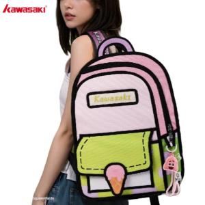 Balo Kawasaki Túi Ba Lô Cầu Lông SpongeBob Co K3G07-C8163 & K3G08-C8263 Thiết Kế Thời Trang Đa Chức Năng Cho Thể Thao Và Quần Vợt