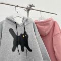 Áo Hoodie MÈO MUN Form Rộng Unisex Mũ Trùm Vải Nỉ Bông , Áo Hoodie Nam Nữ Phong Cách Hàn Quốc Siêu CUTE TP378. 