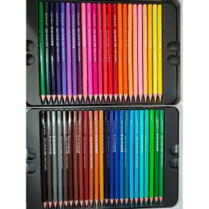 12pcs Color Pencil Oily Color Pen Sketch Pencil Set Iron Box Painting Drawing