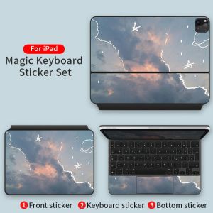 Colorful Cartoon Skin for Magic Keyboard 2024 Ipad 11/13 inch Decorative Sticker for 2022/2021 Ipad Air/Pro 11/12.9 inch Protective Sticker