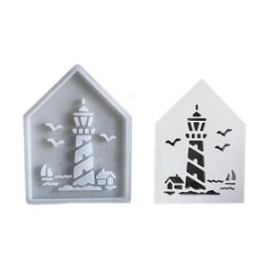 Grade Silicone Light House Craft Silicone Mold for DIY Enthusiasts Creating Marine Themed Decorations