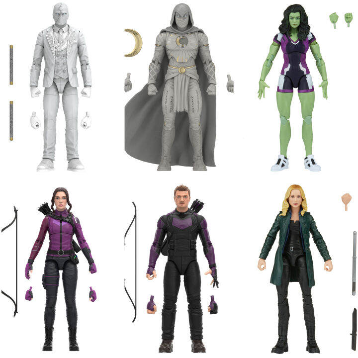 AHlmsm Marvel Legends Moon Knight Mr.Knight Lady Hawkeye Kate Bishop ...