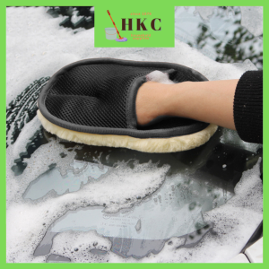 Car Wash Glove Wash Mitt Towel Fur Wool Coral Velvet Bear Paw Motorcycle Car Interior Cleaning Proton Perodua Toyota