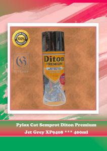 Pylox Cat Semprot Diton Premium Jet Grey XP 9408*** 400ml