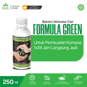 Formula Green (Bakteri Aktivator Cair) Untuk pembuatan Kompos - 250 ml