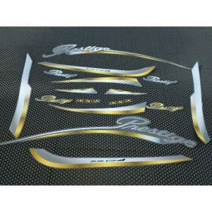 Striping Stiker Scoopy New 2020-2023 Lis Stylish Transparan Gold Premium - SSCN-UV - GSI