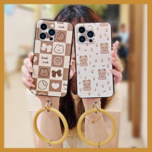 Ring Personality Phone Case For Nokia HMD Pulse/Pulse+/Pulse Pro Cute Creative Solid Color Cartoon Protective Bracelet