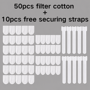 Thickened Faucet Filter Cotton Universal with T-strap Faucet Filter Portable Anti-splash Tap Water Filter Bag for Filters Tap Water Cement Sand Rust Scale and Other Impurities 10/20/50Pcs