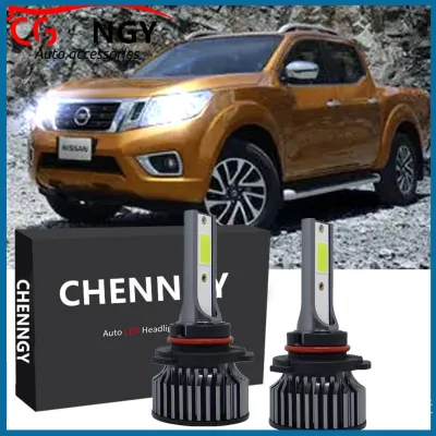 สำหรับ Nissan NAVARA NP300 2015 2016 2017 2018 2019-Bright 6000K LED ไฟหน้าไฟหน้าหลอดไฟ LOW Beam (1 คู่) ชุดรถยนต์ การรับประกัน