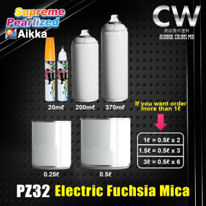 [ PZ32 Electric Funhsia Mica Supreme 370ml ] AK Paint 2K Aikka DIY Aerosol Cat Spray Bottle Pink