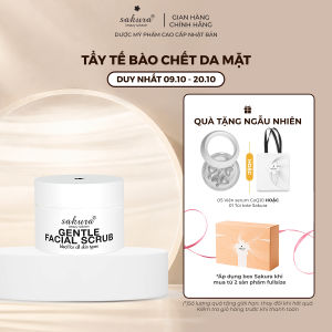 Tẩy tế bào chết vùng mặt Sakura Gentle Facial Scrub 30g