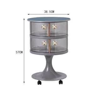 Snack Box Movable Living Room Snack Storage Cabinet for Fruits