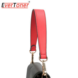 EverToner 36/49cm Bag Strap Replacement Short Leather Belt for Bags Handbag Handle Solid Color Shoulder Bag Wide Strap Handbag Acessories