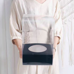 Mika Flower Box - Soft Box - Kotak Bunga Transparan GB007