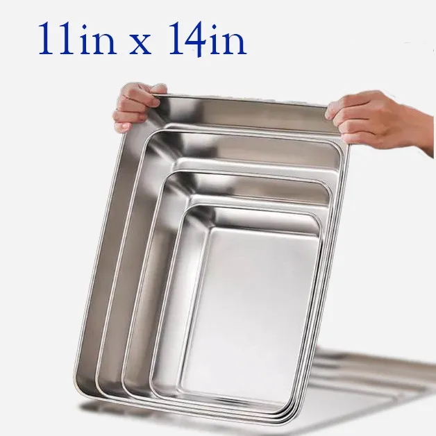 BroBabba%20Stainless%20Steel%20Loyang%20Rectangular%20Bakeware%20Nonstick%20PansFruit%20Bread%20Storage%20Trays%20Plate%20Kitchen%20Deep%20-%20Image%207