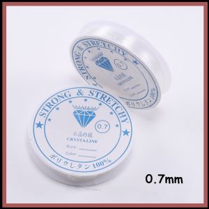 Senar Elastik Crystaline 1 Slop 10Pcs Aksesoris Manik Manik Kerajinan tangan DIY
