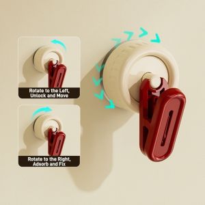 FDO0009 Ceiling Mounted Suction Cup Storage Clip Space Saving Wall Mounted No Drill Hook Convenient Anti-slip Drying Sock Clip Bathroom