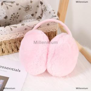 [COD] Millennium Portable Folding Winter Warm Earmuffs Fashion Solid Color Earflap Outdoor Cold Protection Soft Plush Ear Warmer