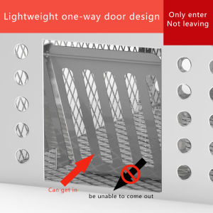 【จัดส่งภายใน 2-3 วัน】 กับดักหนูสำหรับใช้ในบ้านกับดักหนูวงจรต่อเนื่องอัตโนมัติสิ่งประดิษฐ์สำหรับจับหนูในสวนที่ปลอดภัยและไม่เป็นอันตราย